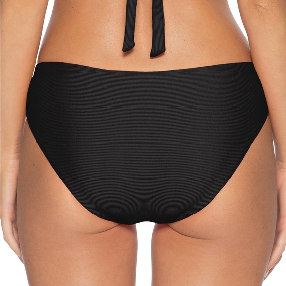 NWT Black American Hipster Bikini Bottom-Large - Picture 2 of 6